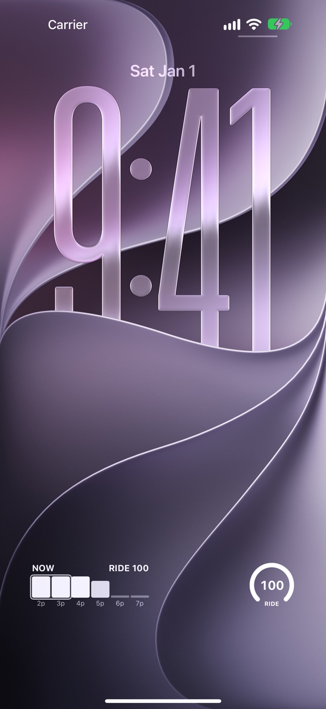 Lock Screen widgets